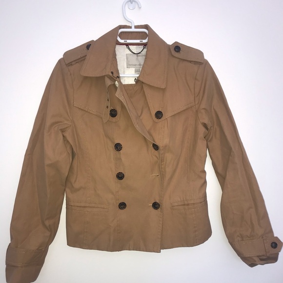 Banana Republic short trench coat - Picture 1 of 3